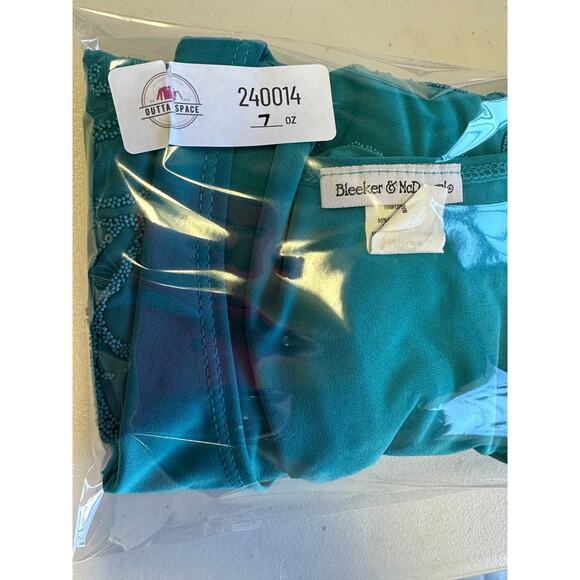 Womens Top Size Medium Blue Tank Embellish Artsy Boho Professional Office Siren - Picture 9 of 9